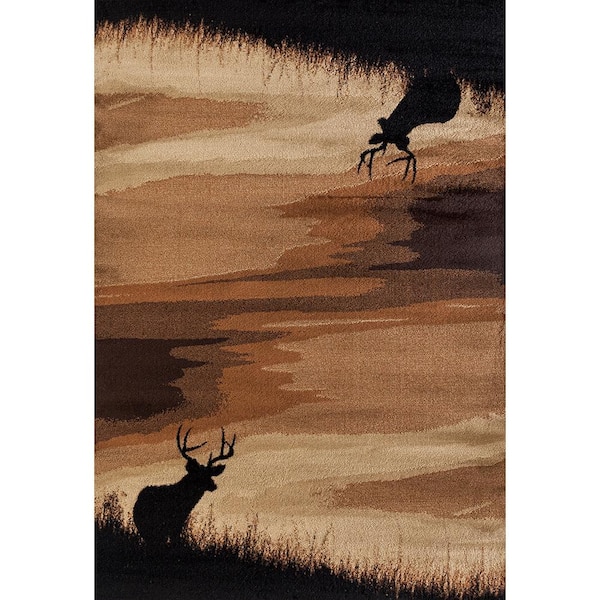 United Weavers Woodside Hazy Distance Multi 2 ft. x 3 ft. Area Rug
