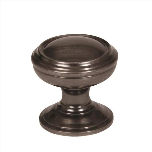 Amerock Revitalize 1-1/4 in (32 mm) Diameter Gunmetal Round Cabinet Knob