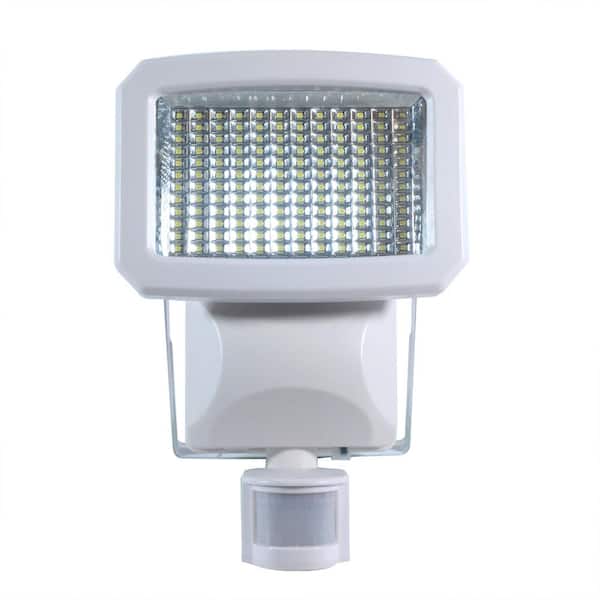 Doorlaatbaarheid Prijs Van toepassing NATURE POWER Outdoor 144-LED Solar Powered Motion Activated Security Light  in White 22266 - The Home Depot