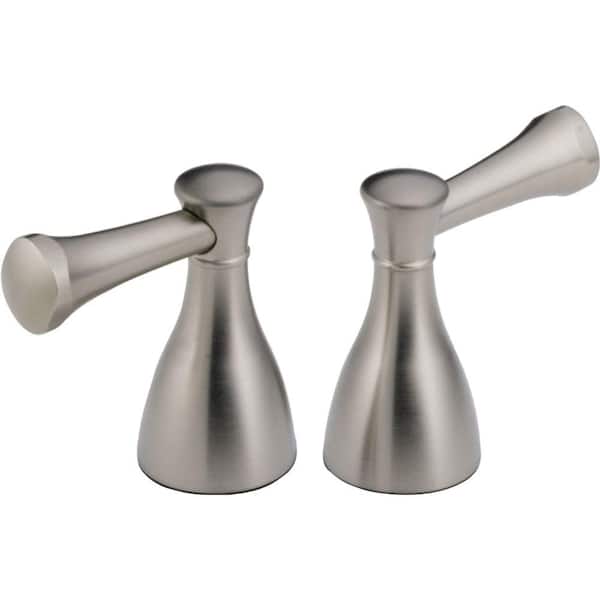 Delta Pair of Lockwood Bathroom Lever Handles in Stainless