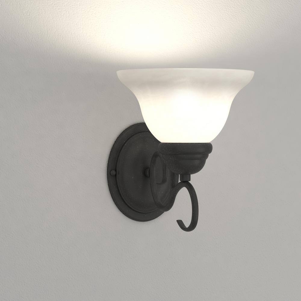 Black Bronze 9" Transitional Wall Sconce
