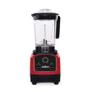 40.5 oz. 50-Speed Compact Harley Pasternak Red with Stainless Steel Blades Countertop Power Blender