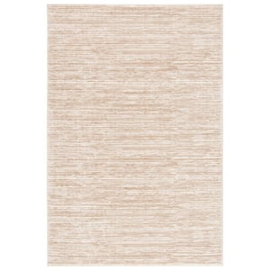 Vision Cream 4 ft. x 6 ft. Solid Area Rug