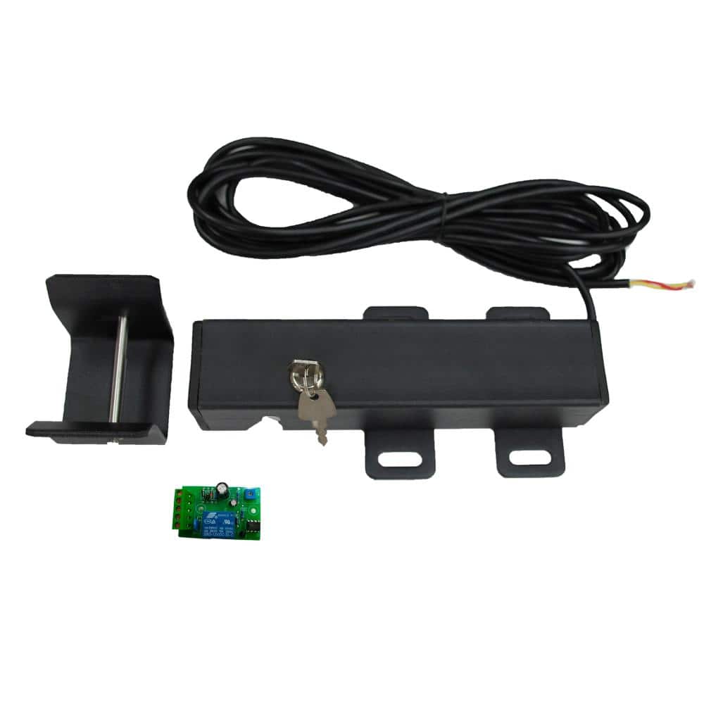 Black Electric Lock for Swing Gate Opener with Keys