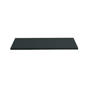 Edge Pull Collection 3-3/4 in (96 mm) Matte Black Drawer Pull