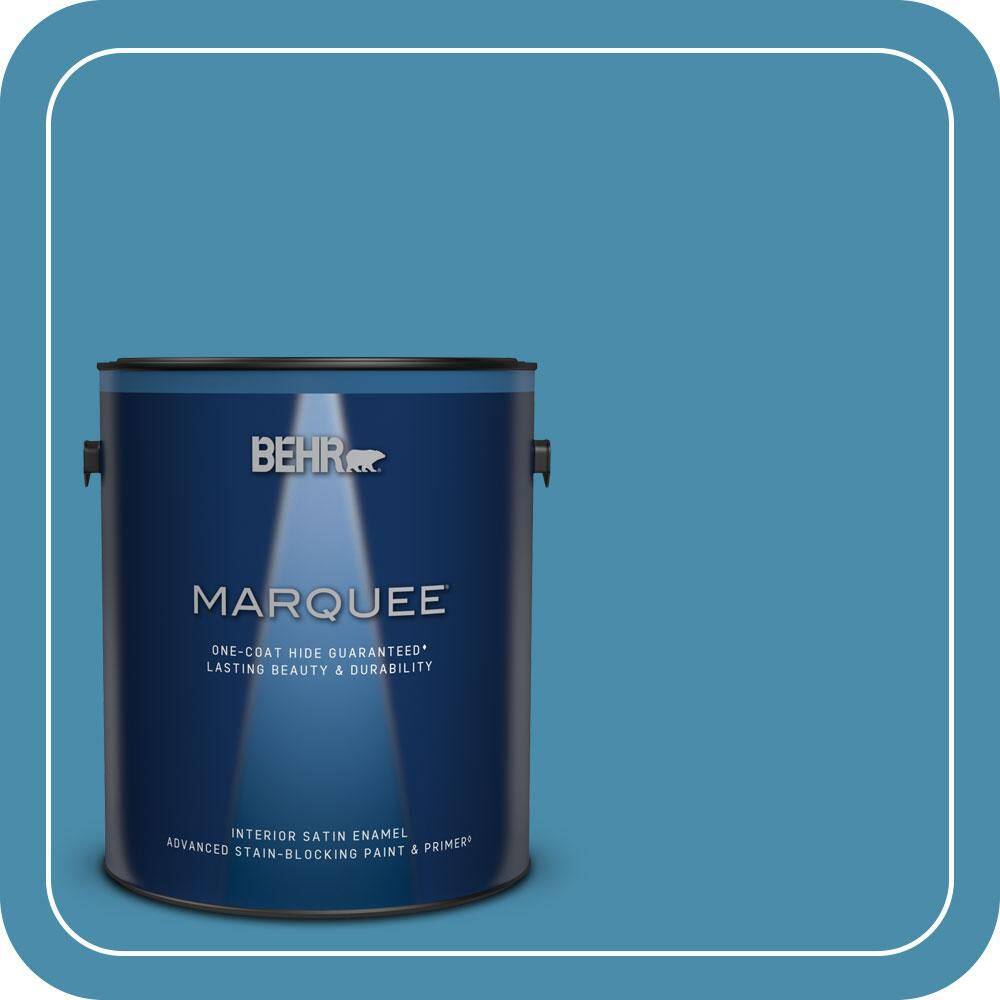 1 gal. #550D-6 Blue Chaise Satin Enamel Interior Paint & Primer price history on PriceWatchPro