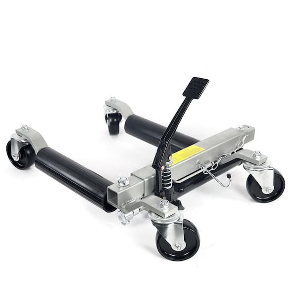 STARK USA 25999 21 in. W 1500 lbs. Car Dolly Hydraulic Lift Jack Air Roller Vehicle Positioning Tow - 3