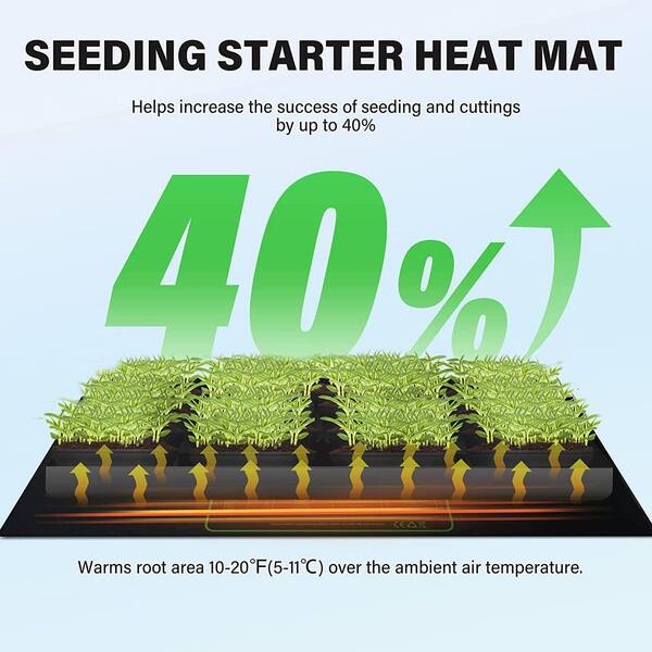 Seedling Heat Mat, 20 x 20-In.