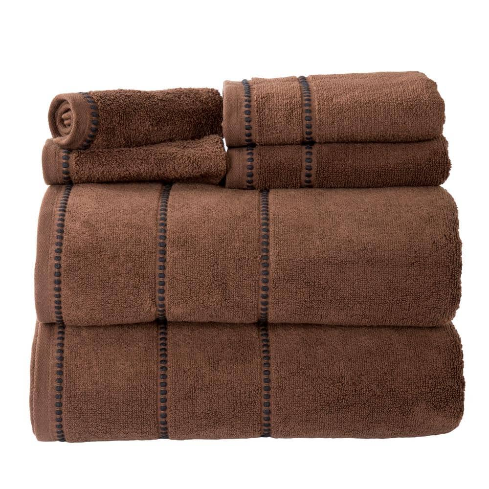 chocolate brown towels