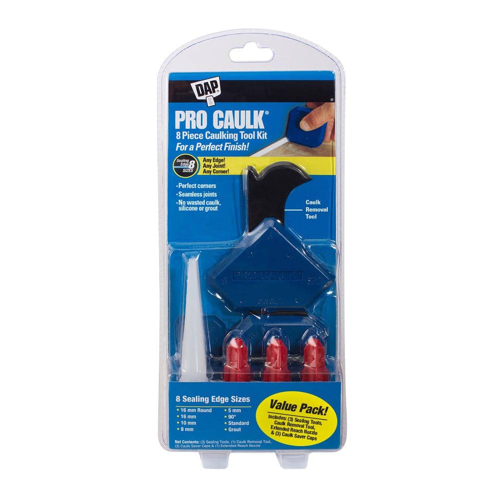 3Pcs Silicone Caulking Tool Kit Sealant Replace & Removal w/ Caulk Nozzle 
