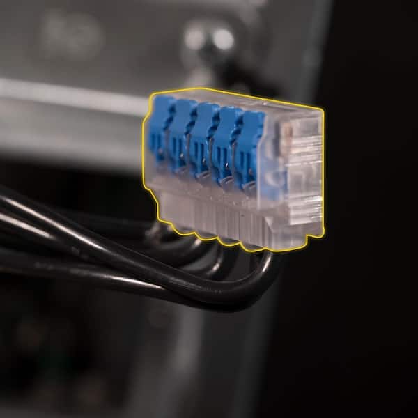 IDEAL - In-Sure Lever Wire Connector, 12 AWG, 5-Port Bag of 10
