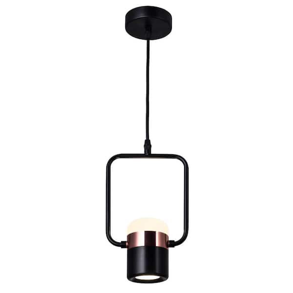 CWI Lighting Moxie LED Down Mini Pendant With Black Finish