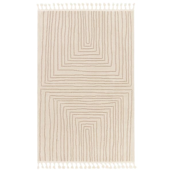Jaipur Living Fantana Brown 6'3"X9'6" Stripes Area Rug