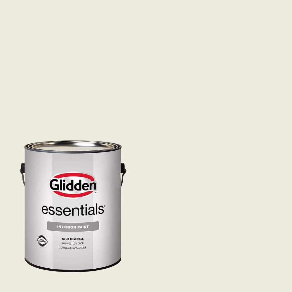 Glidden Essentials 1 gal. PPG1123-1 Ageless Semi-Gloss Interior Paint ...