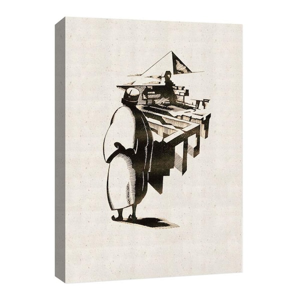 PTM Images Ancient History '' Canvas Wall Art Abstract 10 in. x 12 in.