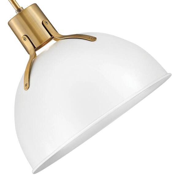 HINKLEY - Argo 1-Light Polished White Standard Mini Pendant Light
