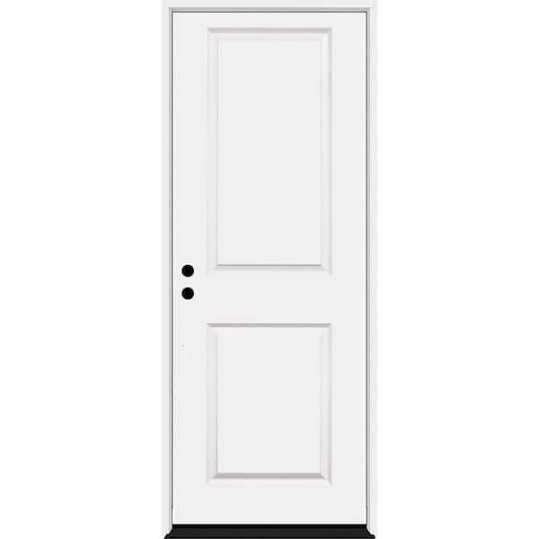36 in. x 96 in. 2P SQTP RHIS 20Min Fire-Rated Double Bore House-to-Garage Composite Prehung Interior Door w/ Blk Hinge