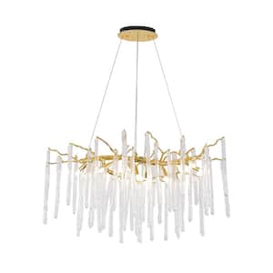 Claire 12-Light Solid Brass Chandelier