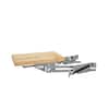 Rev-A-Shelf Heavy-Duty Appliance Lift with Maple Shelf Soft Close ML-MPHDSCCR-18