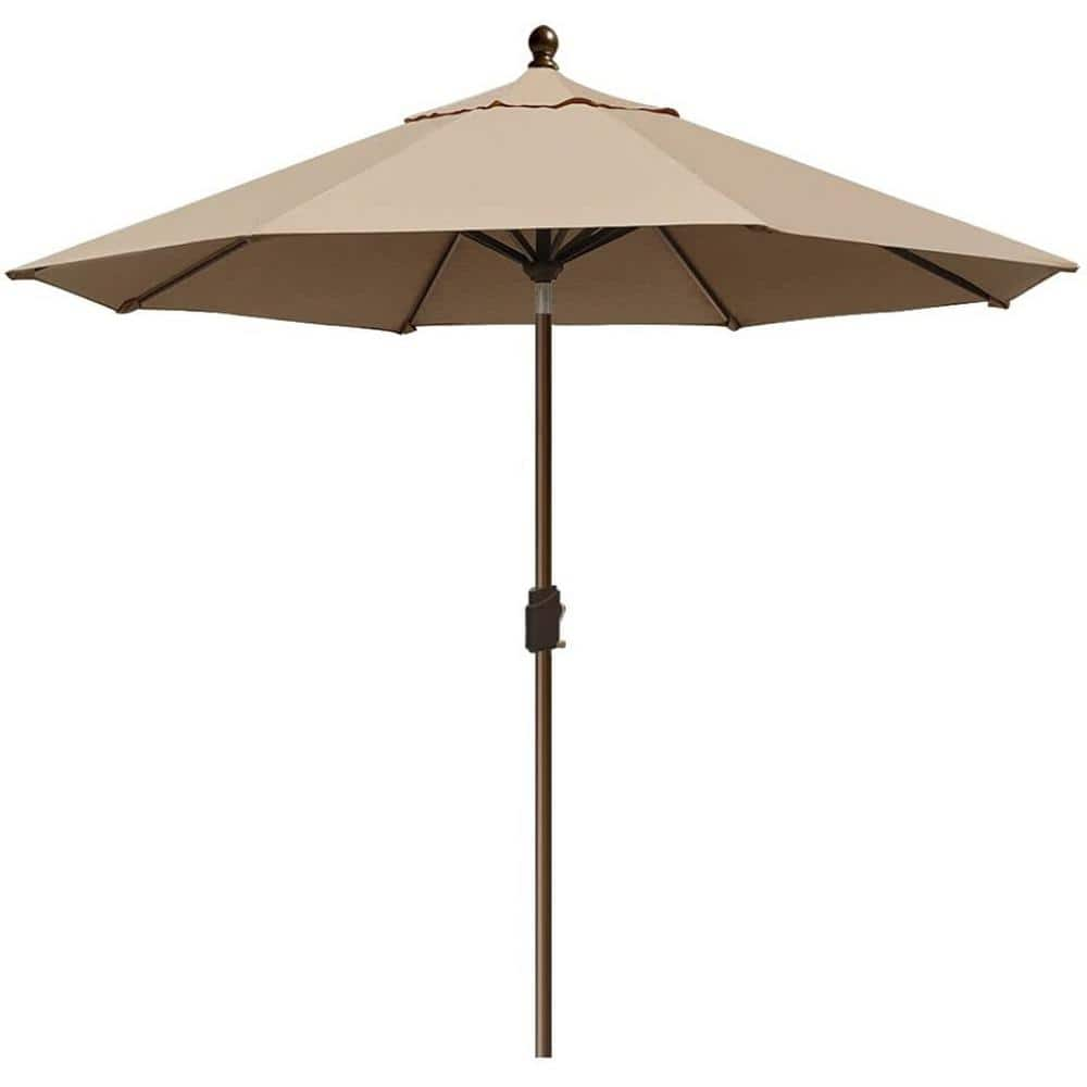 ELITESHADE Elite Shade 9 ft. Aluminum Market Patio Umbrella with Push ...