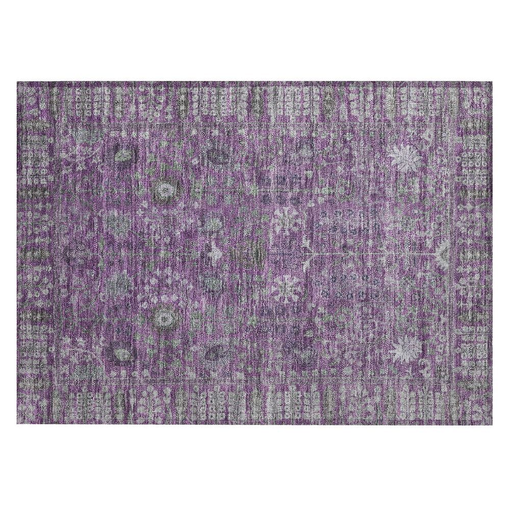 Chantille Machine Washable Indoor/Outdoor Abstract ACN2231 Purple 1 ft. 8 in. x 2 ft. 6 in. Accent Rug price history on PriceWatchPro