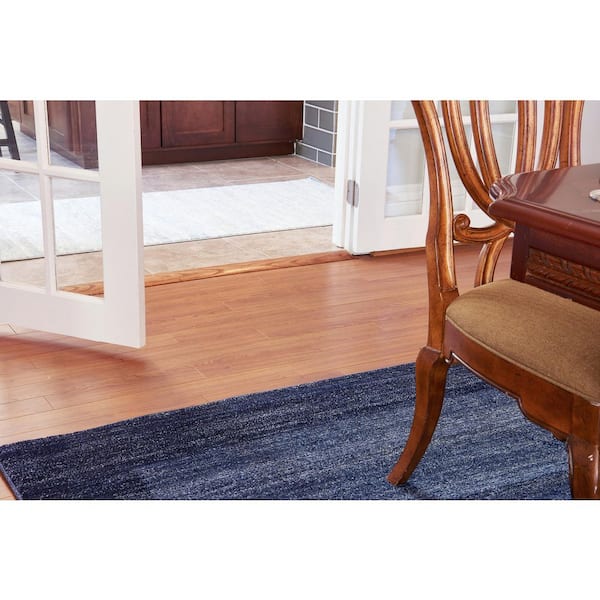 Del Mar Abigail Navy Blue 2' 7 x 10' 0 Runner Rug