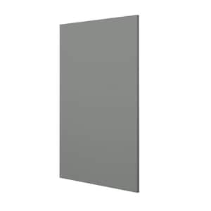 Designer Series Storm Gray 0.625 in. x 34.5 in. x 23.7 in. Base End Panel