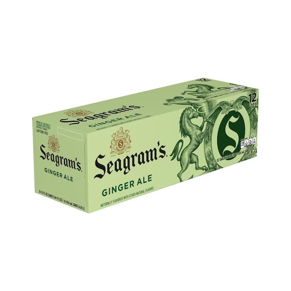 Seagram's Seagrams Ginger Ale 12 fl. oz. Fridge Pack Cans (12-Pack)