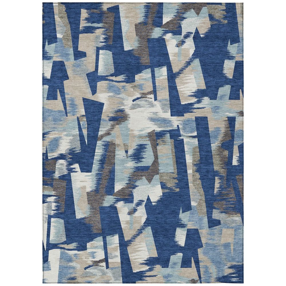Chantille Machine Washable Indoor/Outdoor Abstract ACN2837 Baltic 3 ft. x 5 ft. Area Rug price history on PriceWatchPro