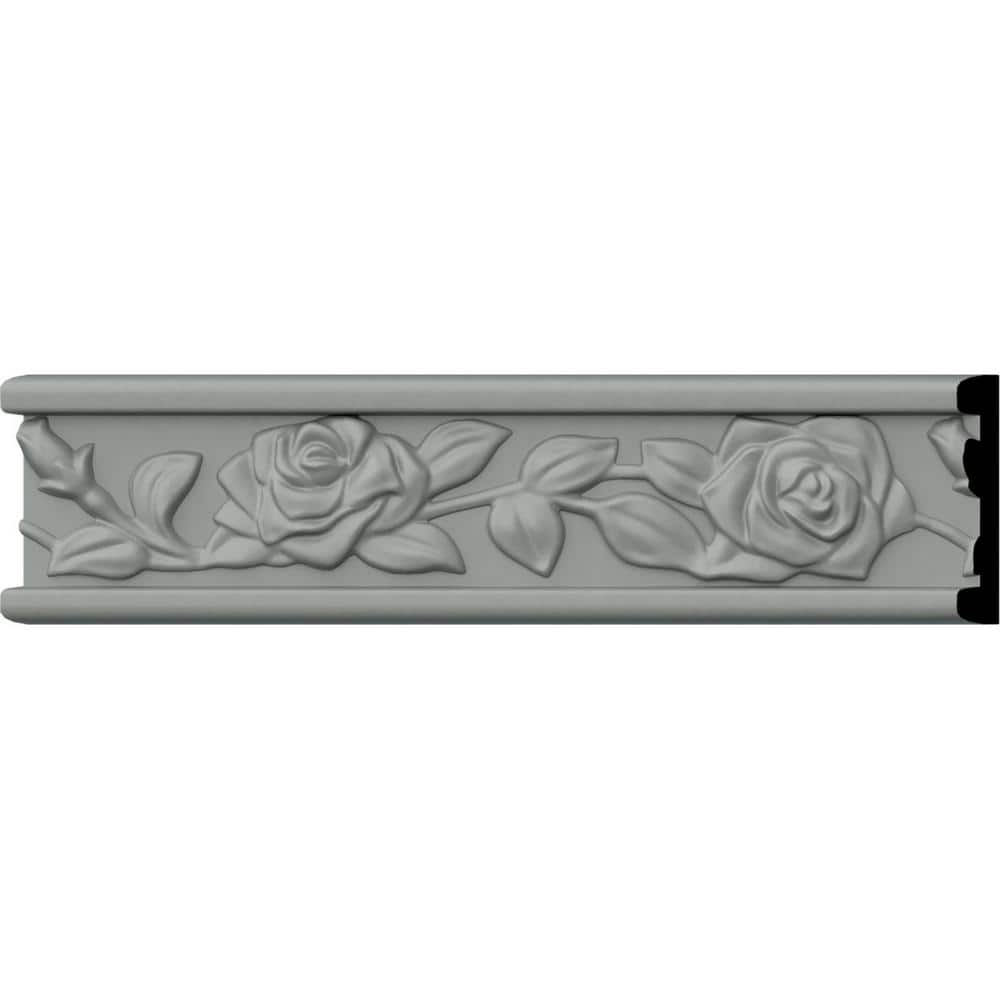 Rose 2.5'' H x 95.75'' W x 0.5'' D Urethane Chair Rail