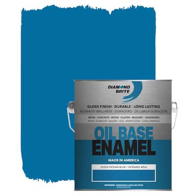 3200 Series 1 Gallon 3255 Ocean Blue High Gloss Oil Base Enamel Paint