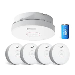 Photoelectric Smoke Alarm With 10-Years Sealed Lithium Battery (4-Pack)