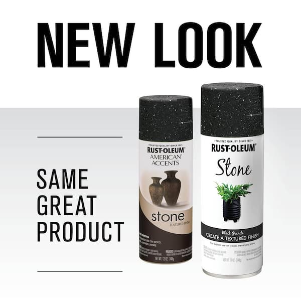 12 oz. Stone Creations Black Granite Textured Finish Spray Paint (6-Pack)