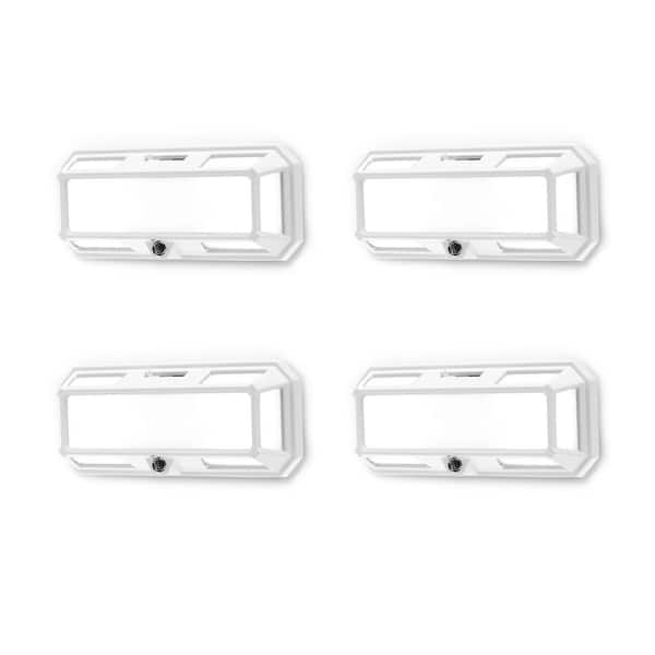 YANSUN 1-Light Dimmable LED Night Light Plug in with Dusk to Dawn Sensor, 3000K 0-250LM for Bathroom, Hallway, Bedroom [4-Pack]