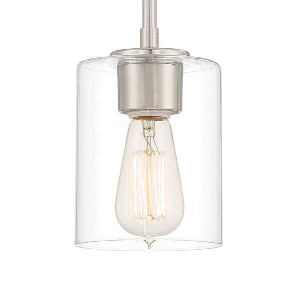 Designers Fountain - 93030-SP - One Light Mini Pendant - Liam - Satin Platinum