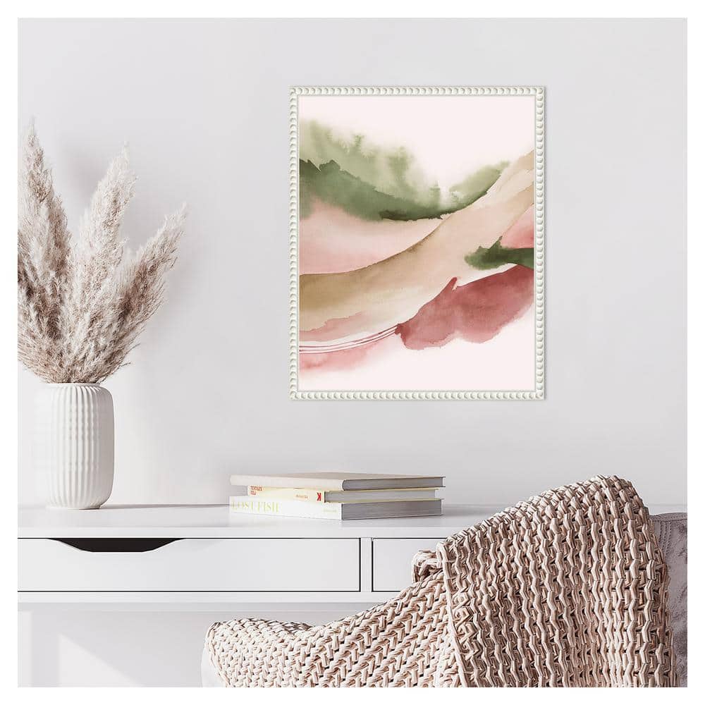 Grace Popp Strawberry Waves I Abstract Canvas Wall Art