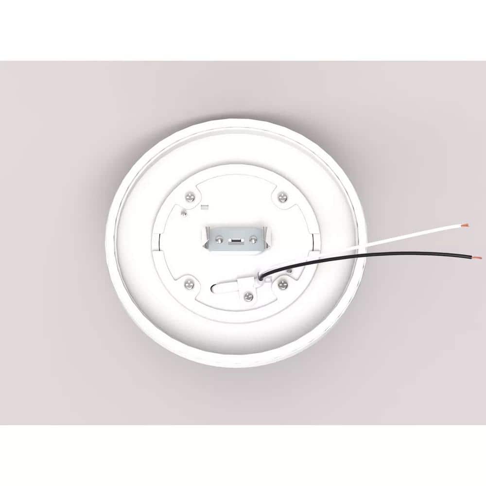Sleek Modern White LED Surface Mount Light, Energy-Efficient 5.5"