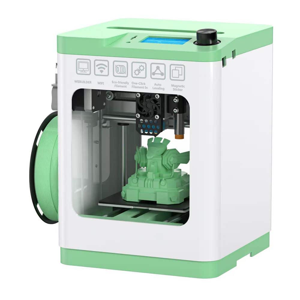JAZAVA Wi-Fi Cloud Printing 3D Printer, Fully Assembled and Mini