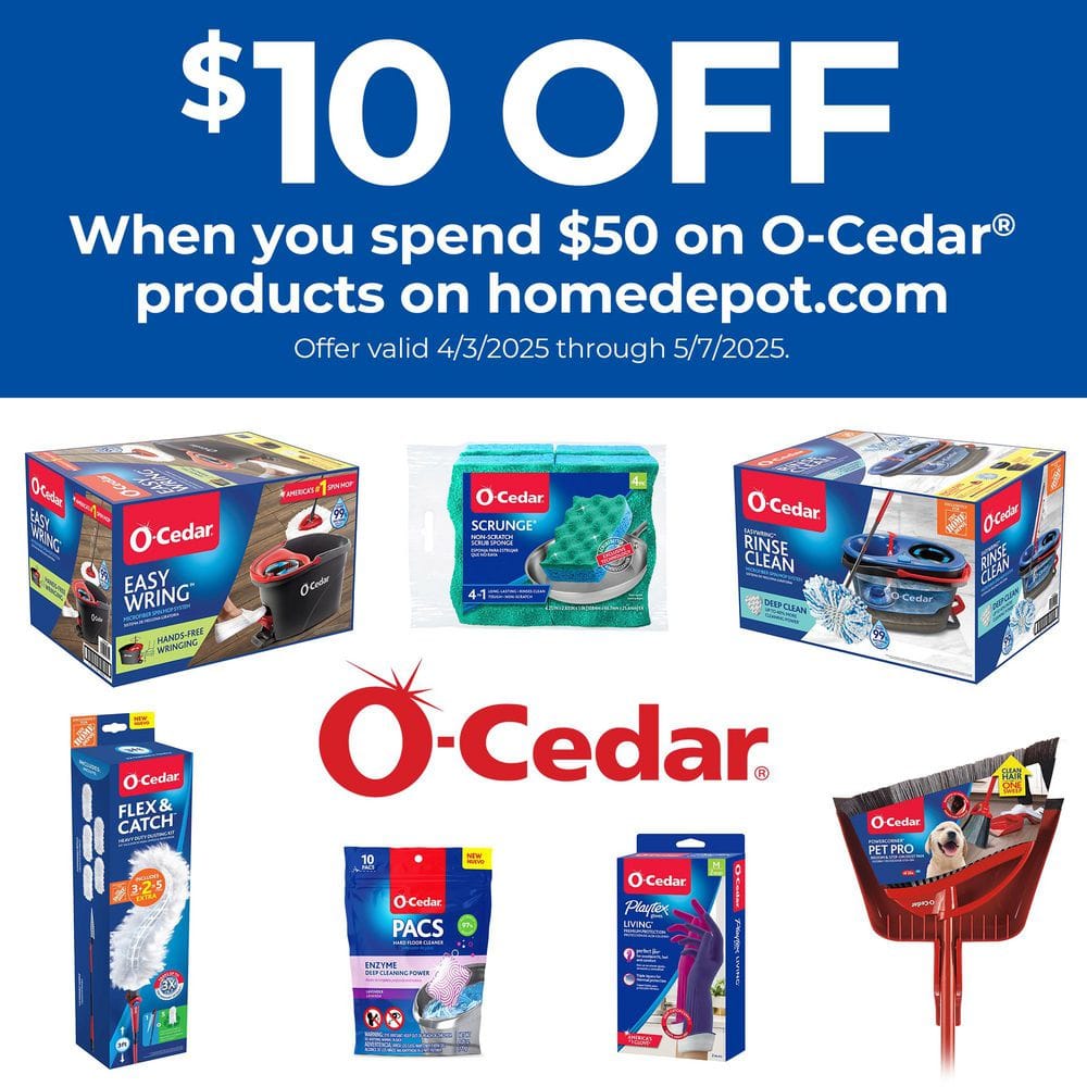 O-Cedar EasyWring Microfiber Spin Mop and Bucket System