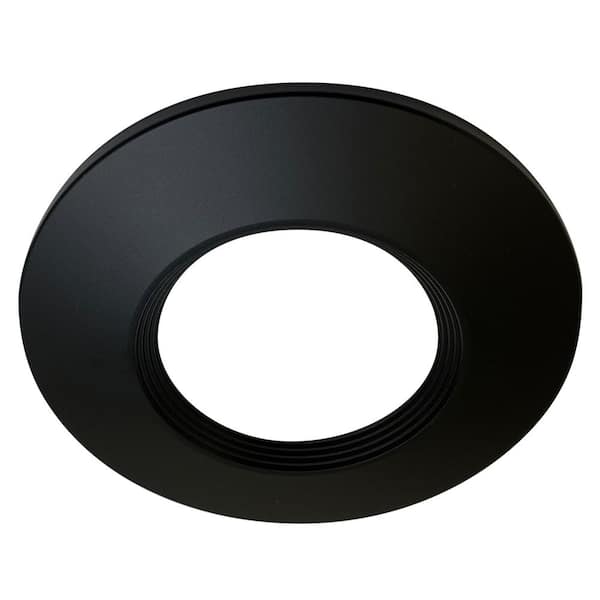 JBD 4 in. Round Baffle Designer Trim in Matte Black