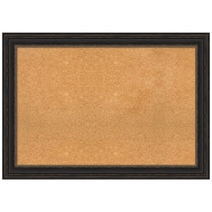 Accent Bronze 41.00 in. x 29.00 in. Framed Corkboard Memo Board