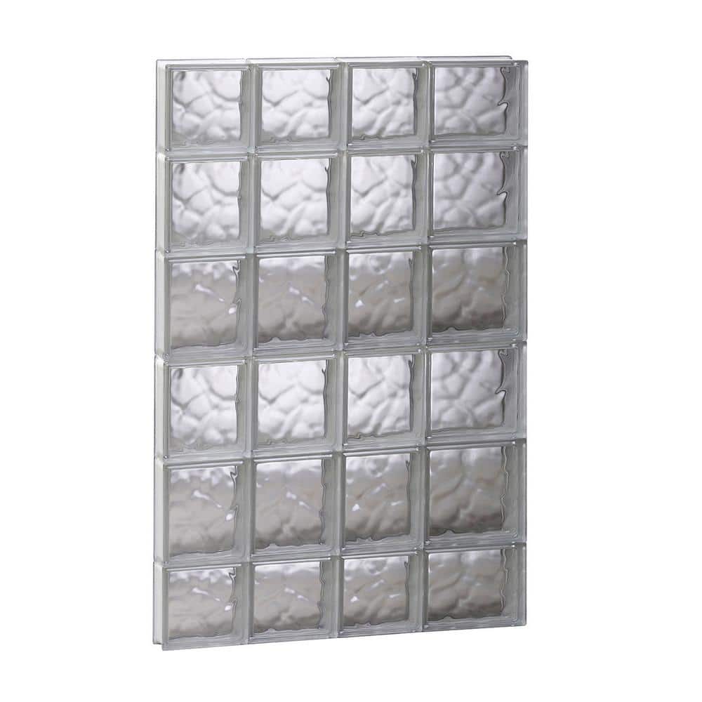 25 in. x 42.5 in. x 3.125 in. Frameless Wave Pattern Non-Vented Glass Block Window price history on PriceWatchPro