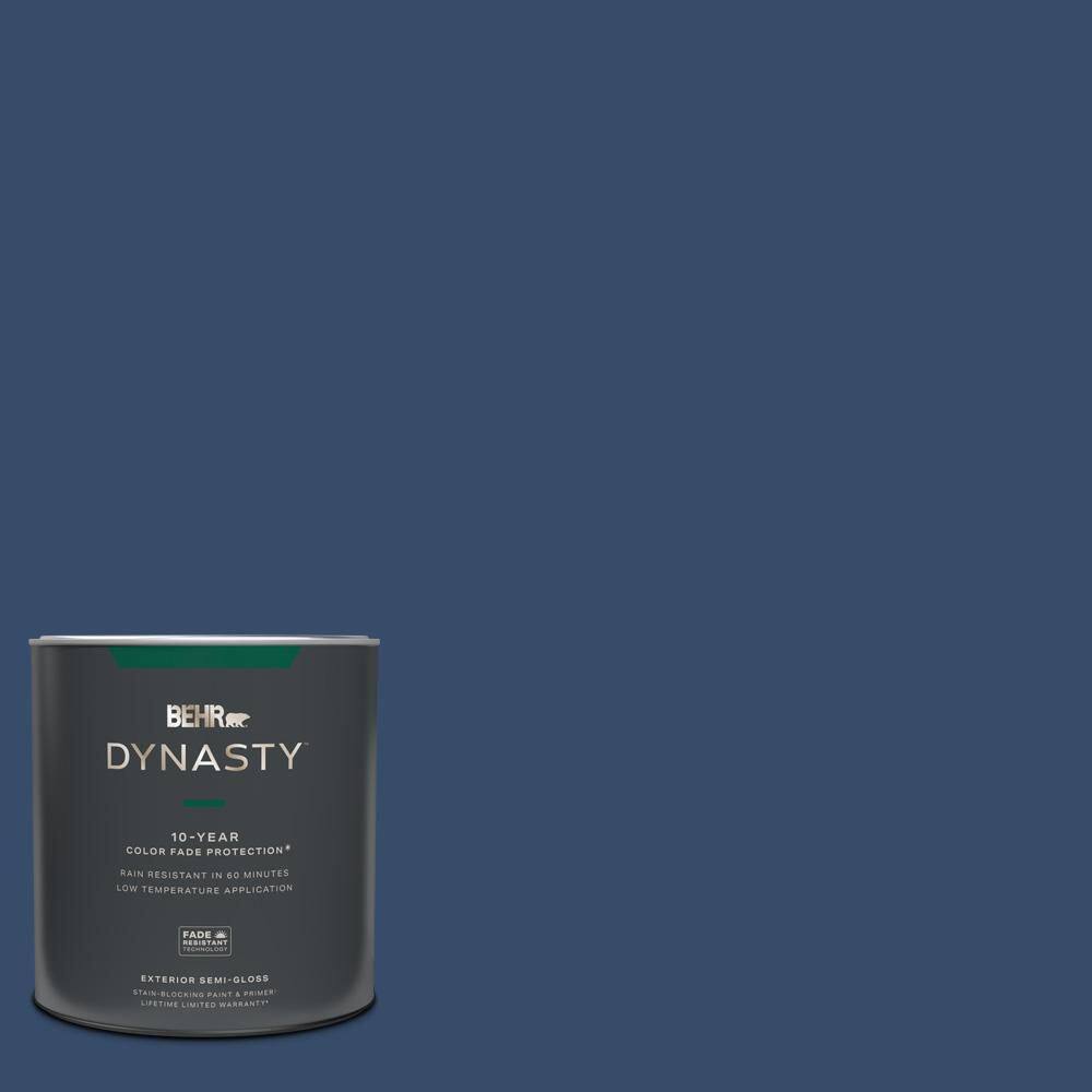 BEHR DYNASTY 1 qt. 580D7 Deep Royal SemiGloss Exterior Stain