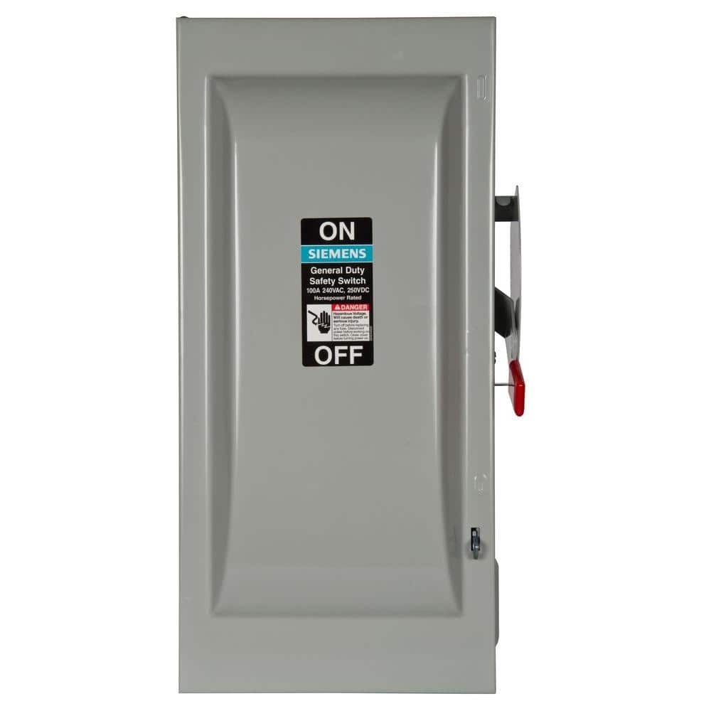 UPC 783643149311 product image for General Duty 100 Amp Triple Pole 240-Volt Outdoor Fusible Safety Switch with Neu | upcitemdb.com