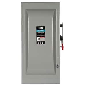 General Duty 100 Amp Triple Pole 240-Volt Outdoor Fusible Safety Switch with Neutral