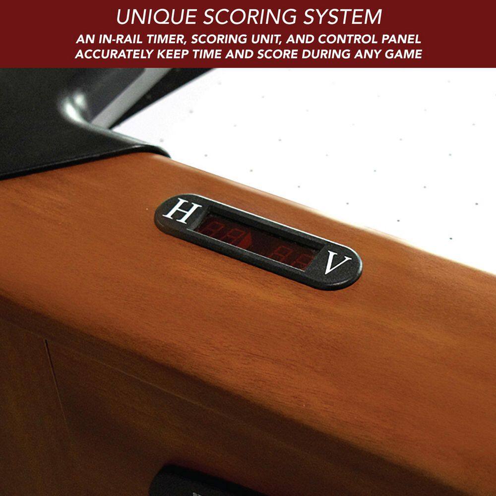84" Light Cherry MDF Multi-Functional Air Hockey Table with Benches