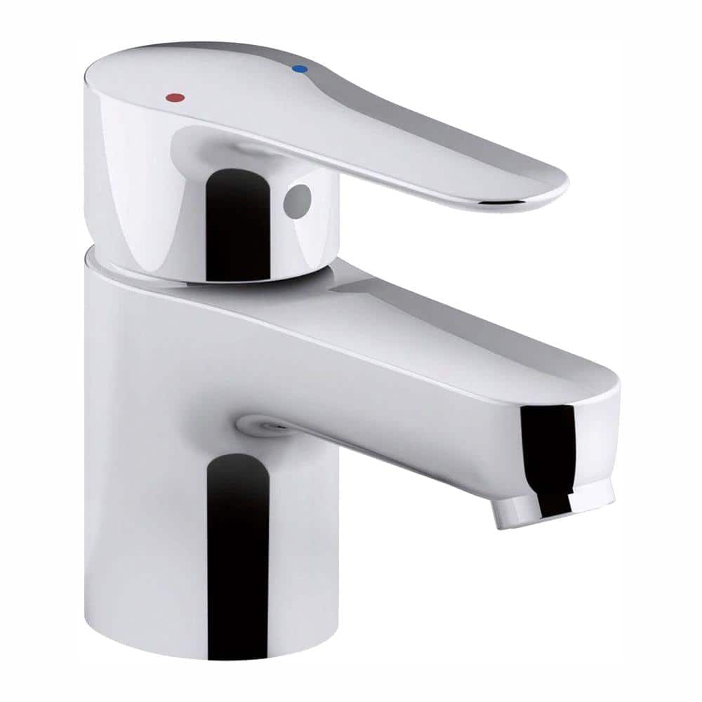 Brushed Chrome KOHLER K-16027-4-G July Single Handle Bathroom Sink Faucet New 