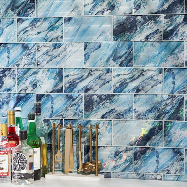 TileTuesday: Impressions Collection Vapor and Glacier Glass Tile