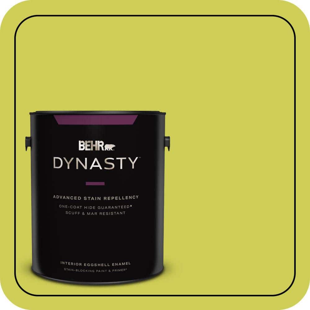1 gal. #400B-5 Grape Green Eggshell Enamel Interior Stain-Blocking Paint & Primer price history on PriceWatchPro