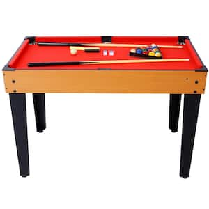 5-in-1 Multi-Game Table - Billiards, Push Hockey, Foosball, Ping Pong and Basketball